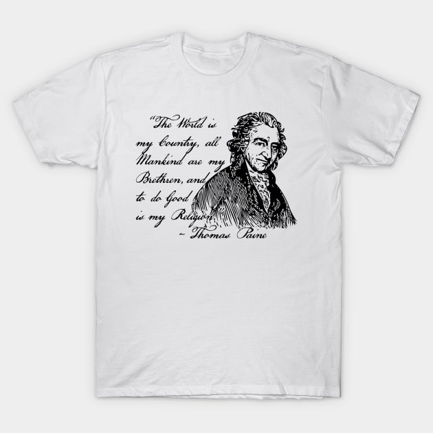 Thomas paine t shirt cheap